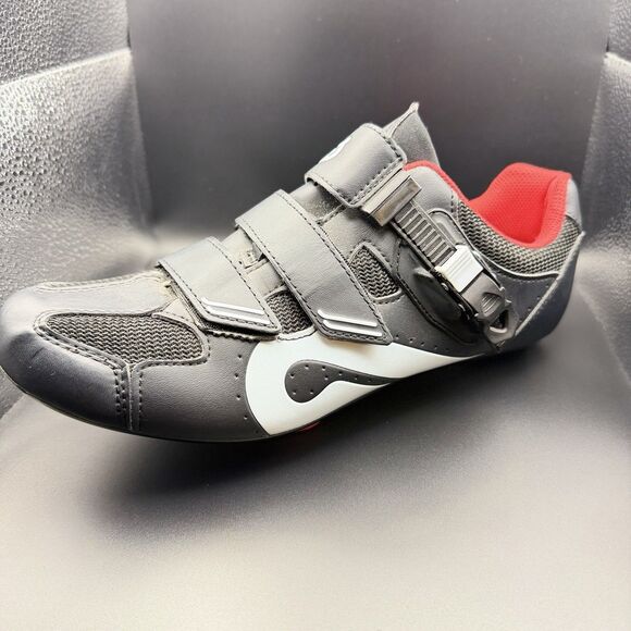 Peloton Shoes - Peloton PL-SH-02 Road Cycling Shoes EU 43 Black/White/Red 3-Bolt